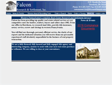 Tablet Screenshot of falconsettlement.com